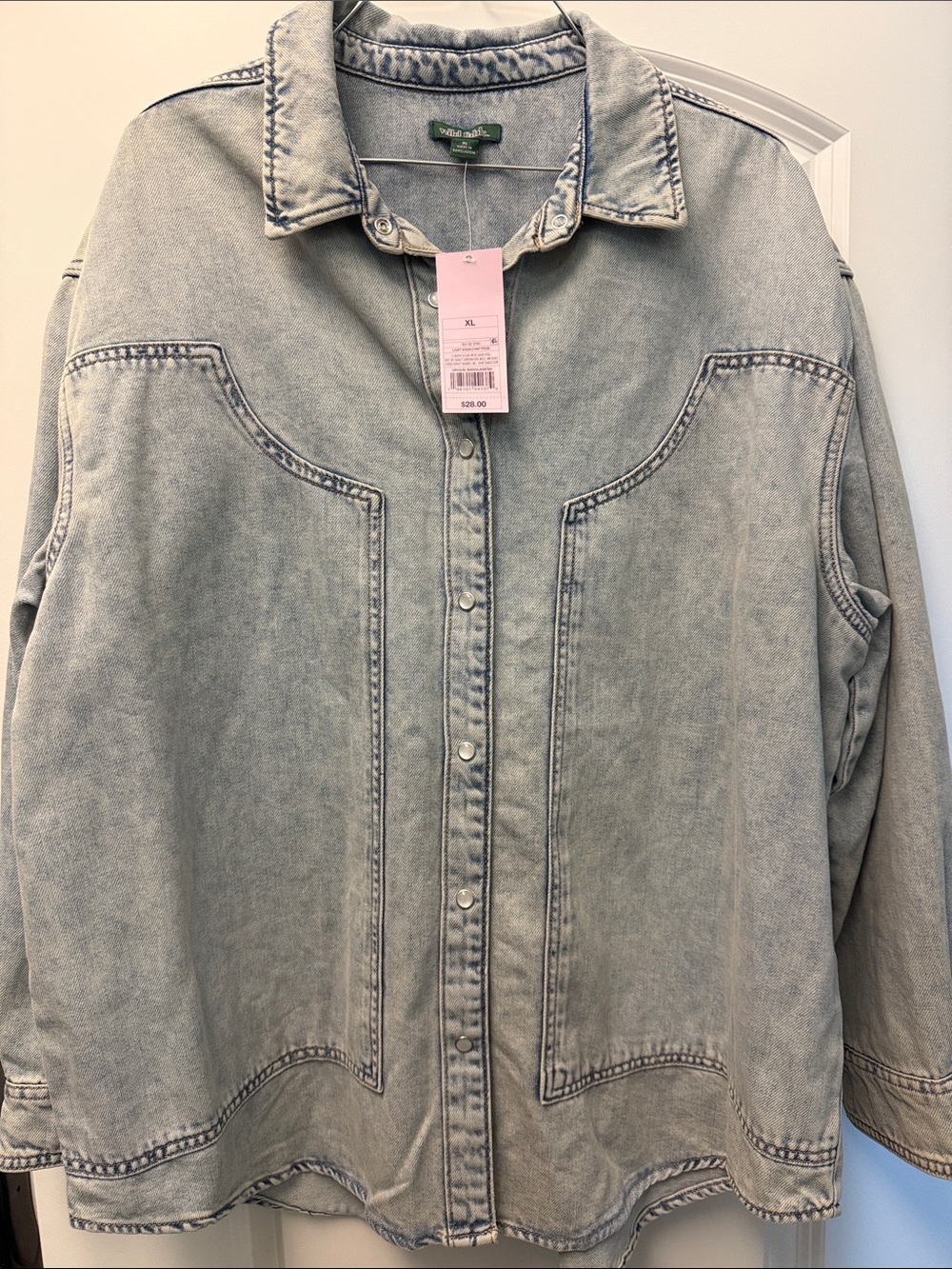 wild fable Light Wash Denim Jean Jacket